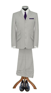 SALE Paul Weller Whisper Grey 1960's Mod Suit (40 Regular, Trouser 34, I.L.30)