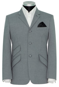 Ronnie Wood Light Grey Men's Mod Blazer 1960's