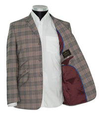 John Entwistle Vintage Brown POW Check Blazer