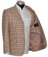 Mike Smith Gun Club Check Brown Mod Jacket Blazer