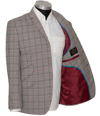 Bob Henrit Gun Club Check Grey Mod Blazer