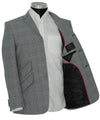 Vintage Grey POW Check Mod Blazer