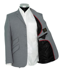 Ronnie Wood Light Grey Men's Mod Blazer 1960's