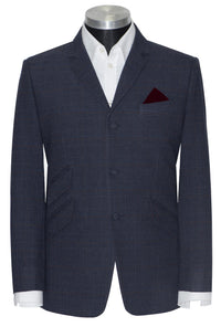 SALE Keith Richards Wool Mid Night Blue Mod Blazer (38 Regular)