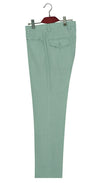 SALE Weller Pastel Green Peak Lapel 4 Button Mod Suit (40 Regular, Trouser 34, I.L.30)