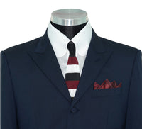 Gordon Waller Peak Lapel Navy Blue Mod Suit