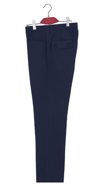 Gordon Waller Slim Fit Classic Navy Blue Mod Trouser