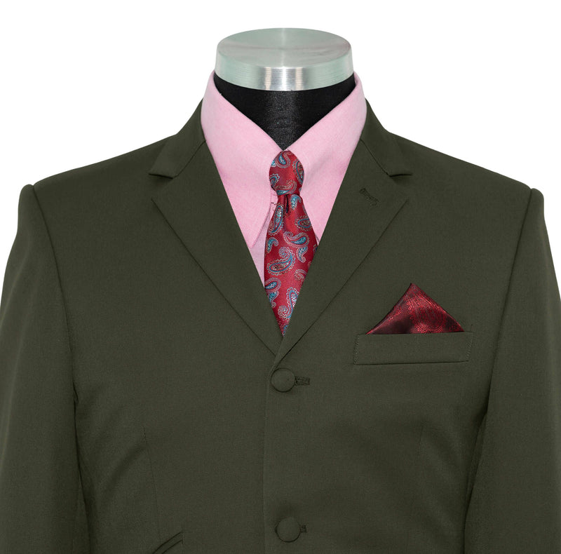 Rick Buckler Olive Mod Suit 60's Fashion