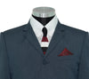 SALE Paul Weller Steel Blue Mod Suit (42 Long; Trouser 34; I.L. 33.5)