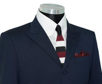 Gordon Waller Peak Lapel Navy Blue Mod Suit