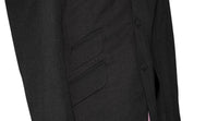 David Waller Cashmere Wool Charcoal Suit 1960's