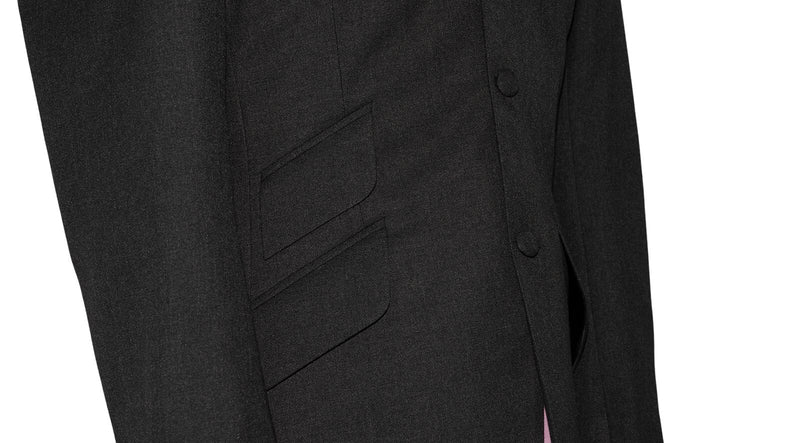 David Waller Cashmere Wool Charcoal Suit 1960's