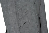 Vintage Grey POW Check Mod Blazer