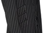 SALE Weller White Stripe in Black Peak Lapel 4 Button Mod Suit (40 Regular, Trouser 34, I.L.30)