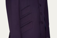 Paul Weller Peak Lapel 4 Button Purple Mod Suit