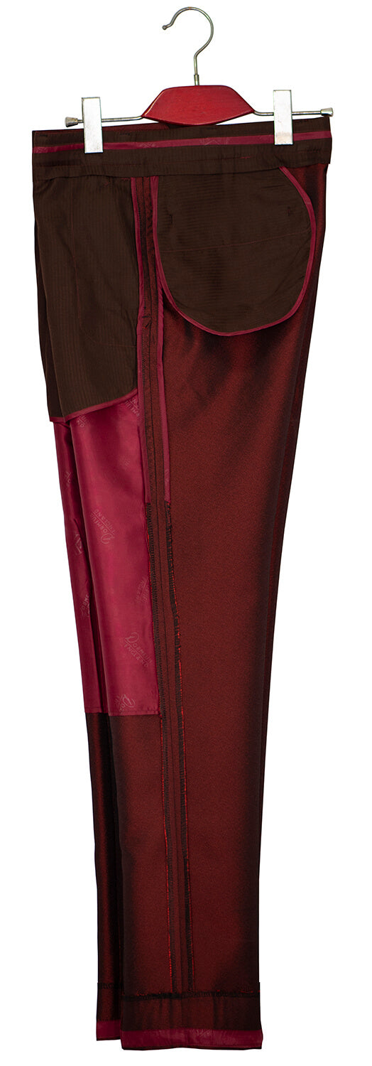 Burgundy Tonic Mod Trouser